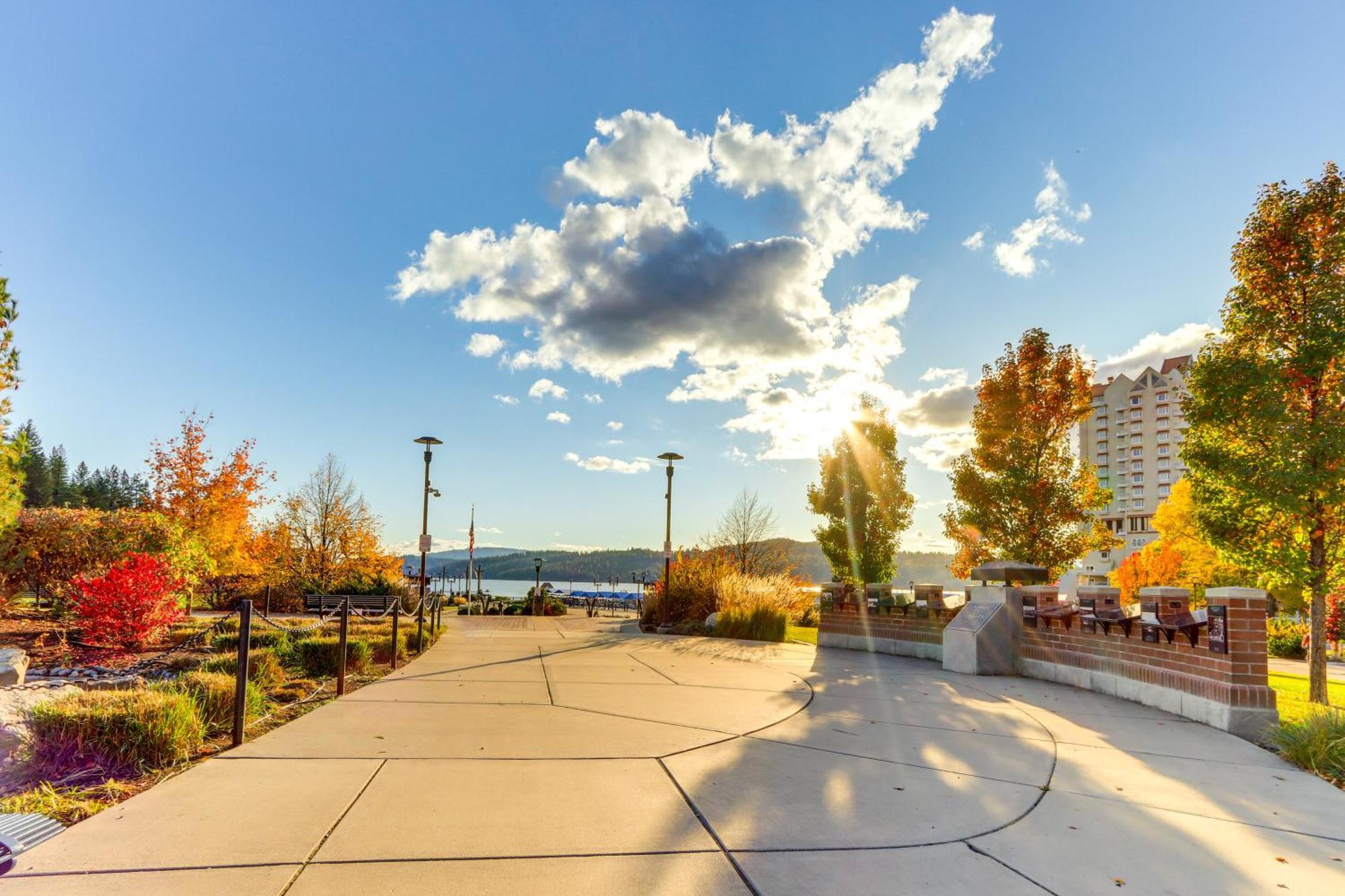 Modern Coeur Dalene Getaway Condo Walk Downtown! Кёр-д'Ален Экстерьер фото