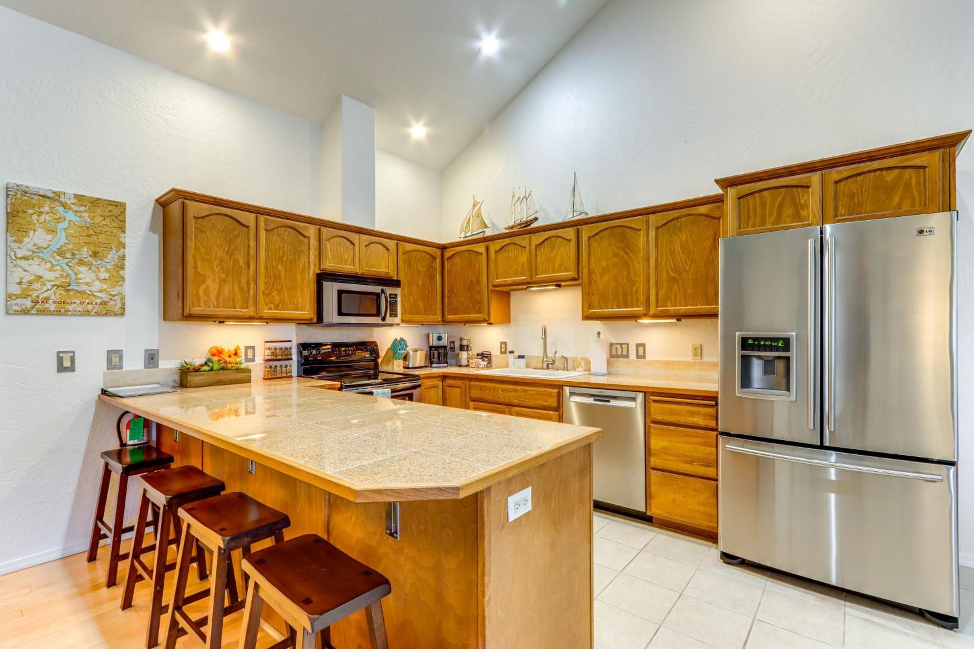 Modern Coeur Dalene Getaway Condo Walk Downtown! Кёр-д'Ален Экстерьер фото